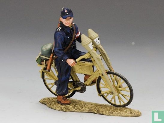 Hitlerjugend with Bicycle