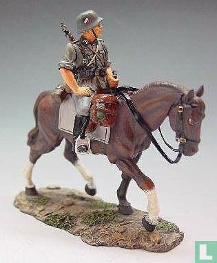 Mounted Rifleman with Helmet Turning Left