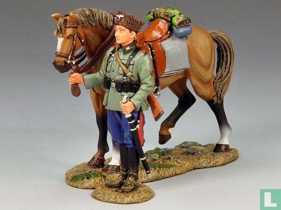 Standing Cossack and Horse