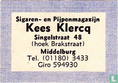 Sigaren- en Pijpenmagazijn Kees Klercq - Image 1