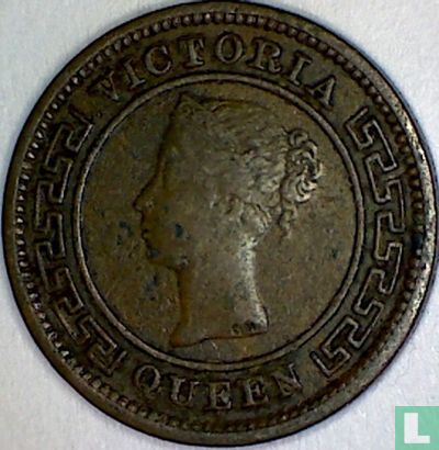 Ceylon ¼ cent 1870 - Afbeelding 2