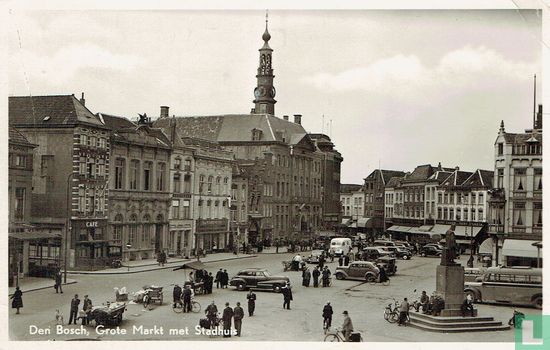 Den Bosch, Grote Markt met Stadhuis - Image 1