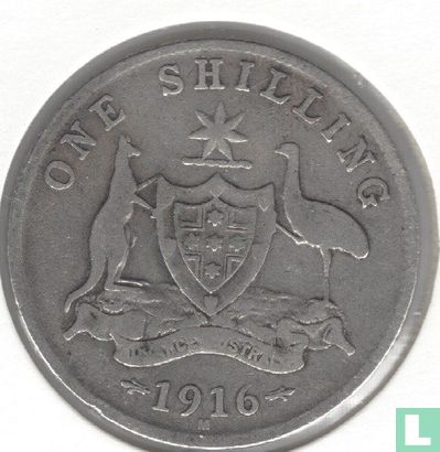 Australia 1 shilling 1916 - Image 1