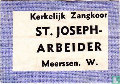 Zangkoor St. Joseph arbeider - Image 1