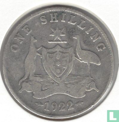 Australie 1 shilling 1922 - Image 1