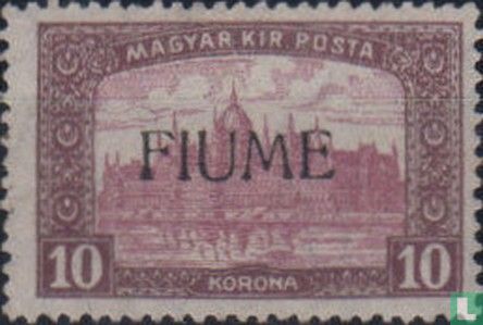 Parliament building with overprint