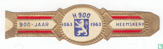 H 900 1063 1963 - 900 jaar - Heemskerk - Bild 1