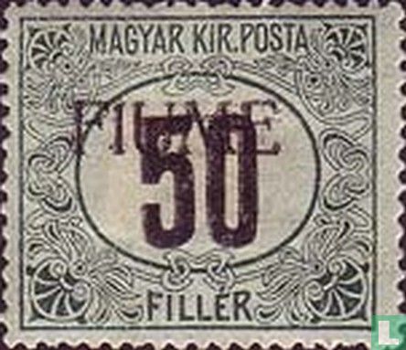 Digit, with overprint  