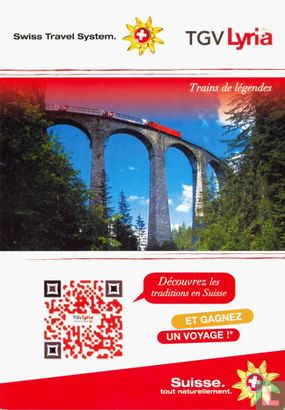 Swiss Travel System. TGV Lyria Trains de légendes - Afbeelding 1