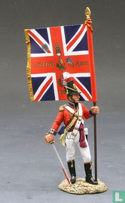 CG Officer with Regimental Colour  