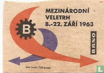 Mezinárodni veletrh 8.-22. zari 1963 Brno - Image 1