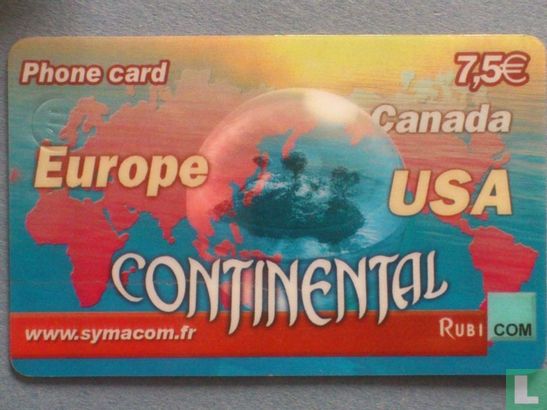 Continental Phone card - Image 1