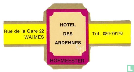 Hôtel des Ardennes - Rue de la Gare 22 Waimes - Tel. 080-79176 - Afbeelding 1
