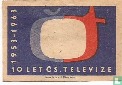 10 let CS Televize 1953-1963 - Image 1