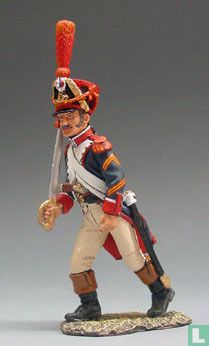 French Grenadier Officer Marching