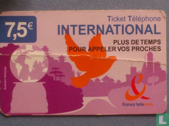 Ticket Téléphone International - Afbeelding 1