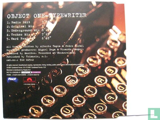 Typewriter - Afbeelding 2