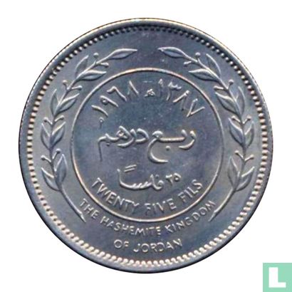 Jordanië 25 fils 1968 (AH1387) - Afbeelding 1
