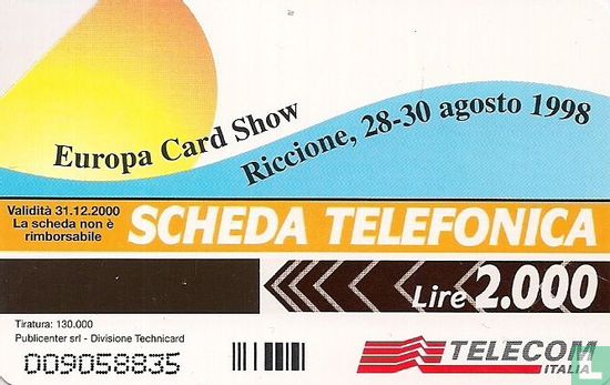 Riccione 1998 Europa Card Show - Francobollo - Bild 2