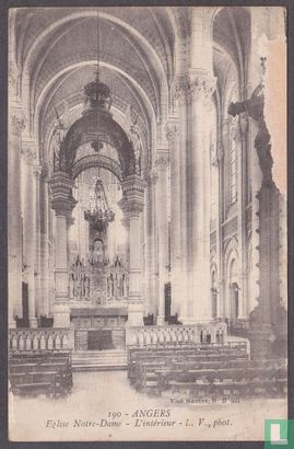 Angers, Eglise Notre-Dame - L'Interieur - Afbeelding 1