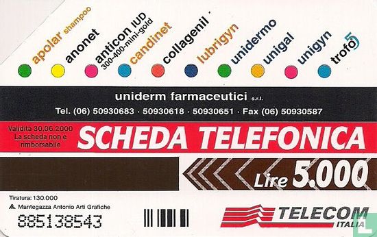 Uniderm - Calendario Del 2000 - Bild 2