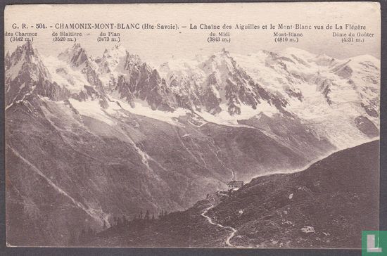 Chamonix-Mont-Blanc, La Chaine des Aiguilles et le Mont-Blanc vue de La Flegere - Image 1