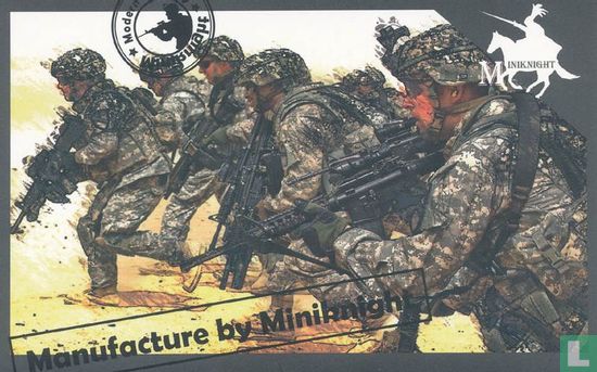 Modern US soldiers in action - Afbeelding 1