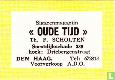 Sigarenmagazijn "Oude Tijd" - Th. F. Scholten - Image 1