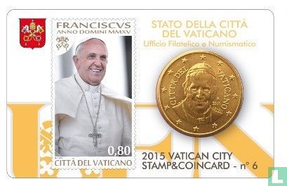 Vaticaan 50 cent 2015 (stamp & coincard n°6) - Afbeelding 3