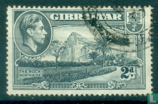 Vue de Gibraltar - Georges VI
