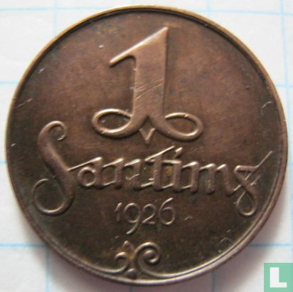 Lettonie 1 santims 1926 - Image 1