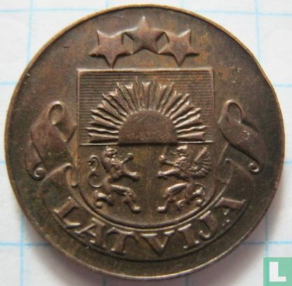 Lettonie 1 santims 1926 - Image 2