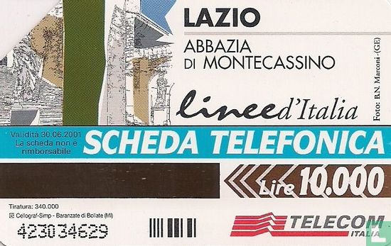 Linee D'Italia - Lazio / Abbazia Di Montecassino - Image 2