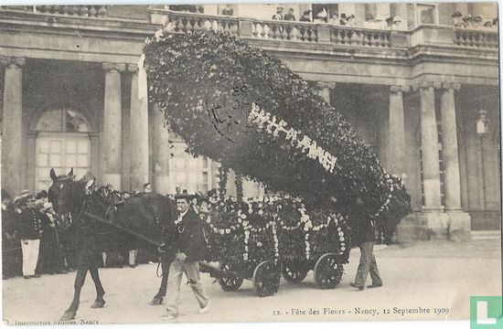 Fête des Fleurs - Nancy, le 12 septembre 1909
