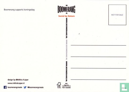 B150069 - Boomerang supports koningsdag - Image 2