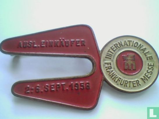 Ausl. Einkäufer 2.-6. Sept. 1956 Internationale Frankfurter Messe