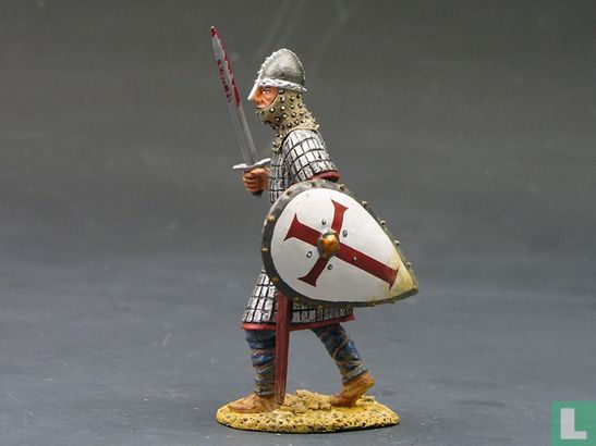 Chevalier pied w / Sword & Shield