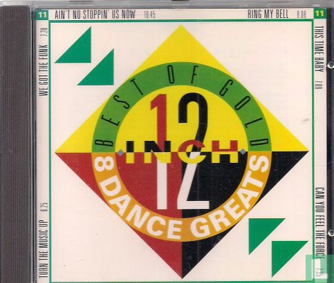 8 Dance Greats The Best of 12" Gold  - Afbeelding 1