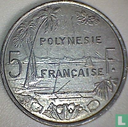 Frans-Polynesië 5 francs 1992 - Afbeelding 2