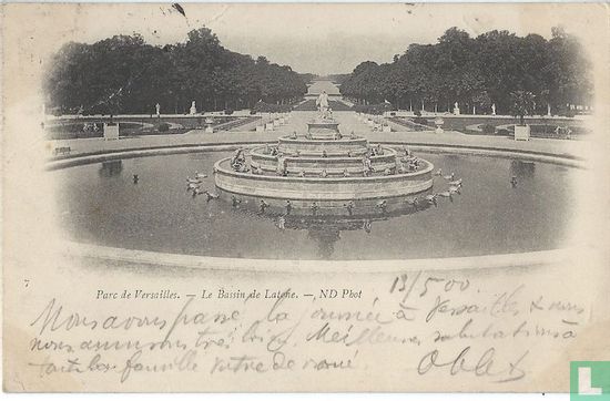 Parc de Versailles - le bassin de Latone