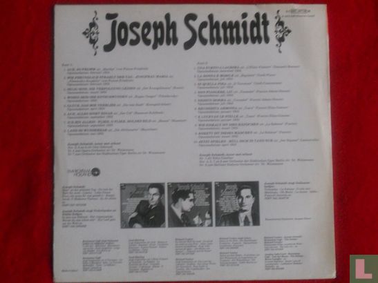 Joseph Schmidt Zingt Fragmenten Uit .. - Afbeelding 2
