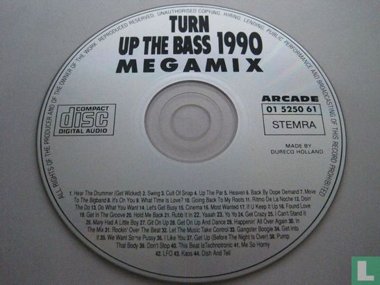 Turn up the Bass Megamix 1990 - Bild 3