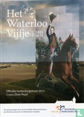 Pays-Bas 5 euro 2015 (BE - non coloré - folder) "200 years Battle of Waterloo" - Image 3