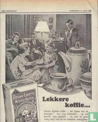 19580611 Lekkere koffie... - Afbeelding 1