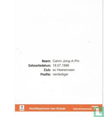 Calvin Jong A Pin - Image 2
