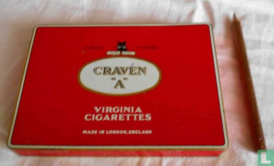 Boite métal, 50 Craven A Virginia Cigarettes