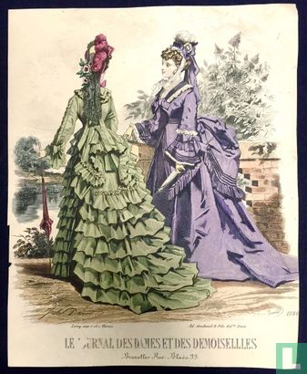  Deux dames au jardin (1849-1853) - 1086B - Image 1