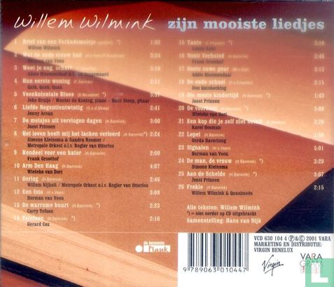 Willem Wilmink - Zijn mooiste liedjes - Afbeelding 2
