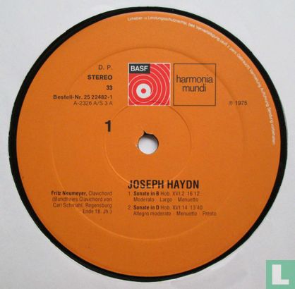 Joseph Haydn | Carl Philipp Emanuel Bach - Afbeelding 3