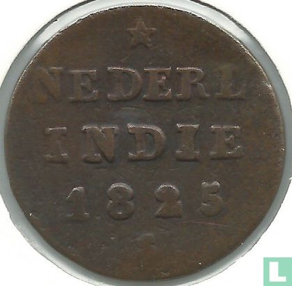 Nederlands-Indië ½ stuiver 1825 (type 2) - Afbeelding 1